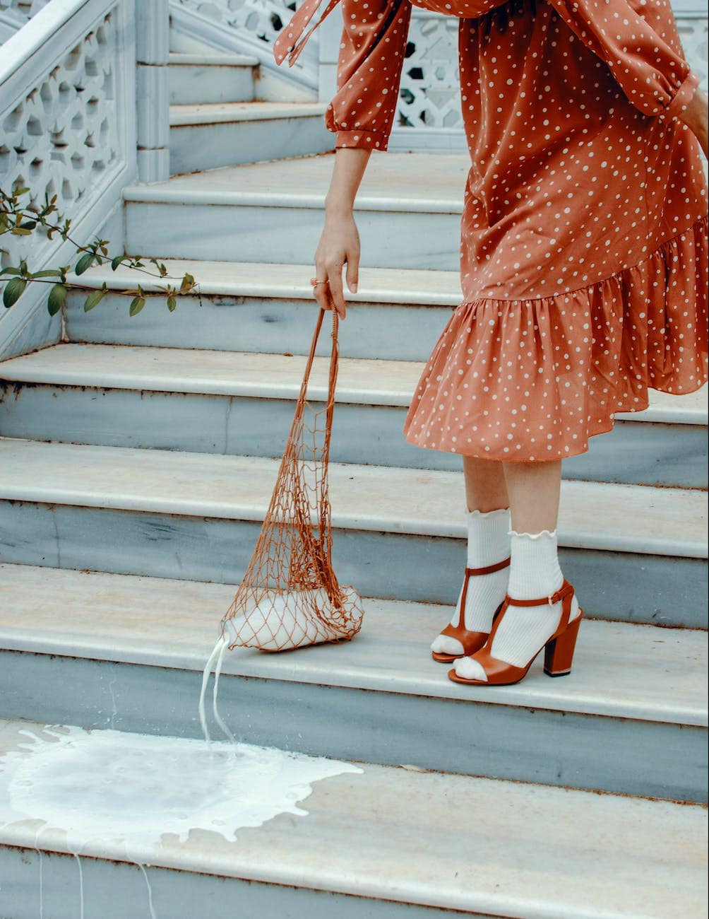 How I Launched My Podcast Series and Found Freedom in Letting Go 1 spilled milk on staircase