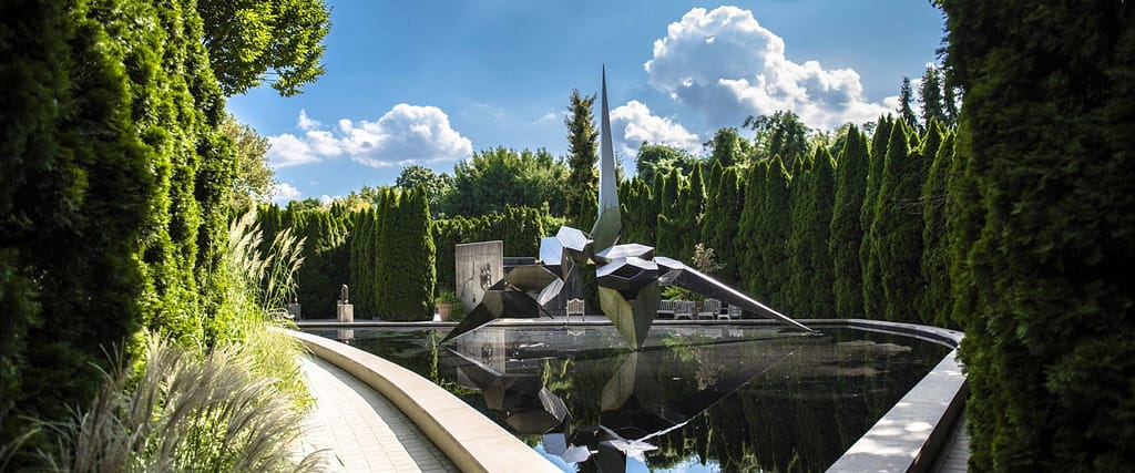 Quieting the Hustle: New Jersey's Hidden Gems for Mental Clarity in 2025 1 Beasley Dorion reflecting pond 1920x800 acf cropped