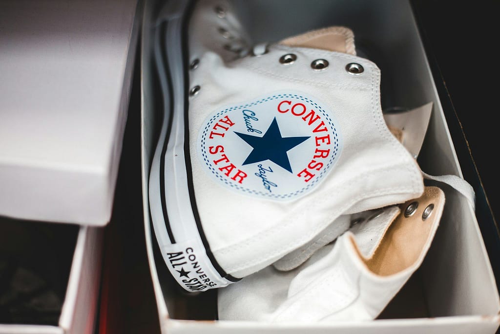 What’s Actually In Your Suitcase: A Real Talk on Travel Shoes for Women Over 50 2 white converse all star high top sneakers. travel shoes for women over 50