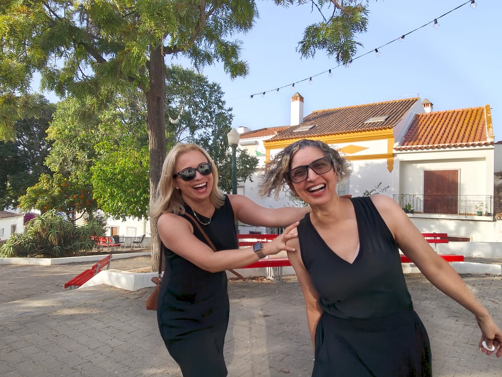 What a lemon orchard in Tavira, Portugal taught me about the art of not giving a shit 2 Laughing in Tavira, Portugal. Angela Acosta, Founder The Gal Project